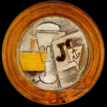 抽象的かつ装飾的 Painting - ヴェール・パイプとジャーナル 1914 キュビスト